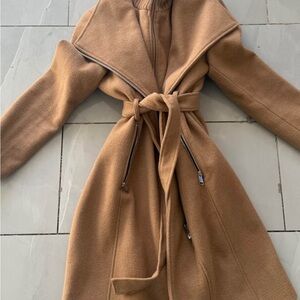 Calvin Klein Women's Camel wool coat